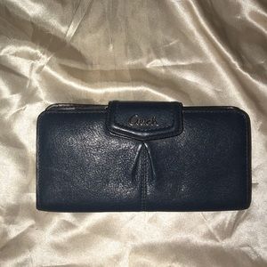 Blue/green Coach wallet